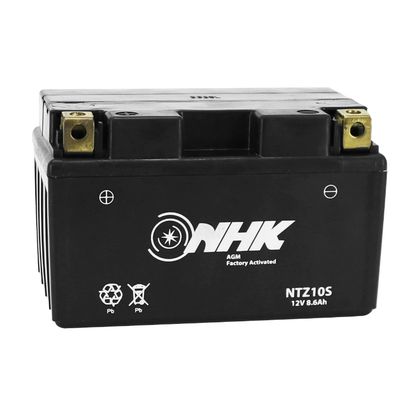 Batterie NHK 12V 8,6 Ah NTZ10S FA SANS ENTRETIEN PRETE A EMPLOI Lg150xL87xH93mm ACTIVEE EN USINE QUALITE PREMIUM - EQUIVALENT YTZ10S - SLA GE Ref : NHK00009A / 20399 