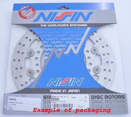 Nissin Semi-zwevende ronde remschijf Remschijf Rond
