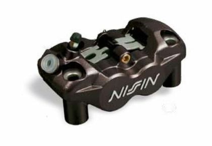 Nissin 4 POT RADIAL (BLACK. R) 2 PAD Universal Brake calipers