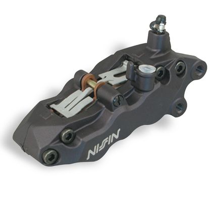 Nissin ETRIER 6 PISTONS NOIR DROIT Universal Brake calipers Ref : NI00317A / 1036784 