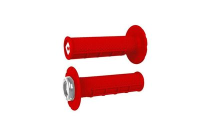 Odi ATV v2.1 Lock - Semi - embossed red black Universal Handlebar grips