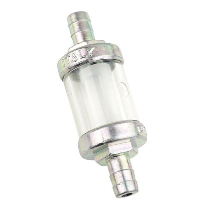Filtre à essence OMG CYLINDRIQUE ACIER DIAM 8 mm TRANSPARENT - ARGENT Universel