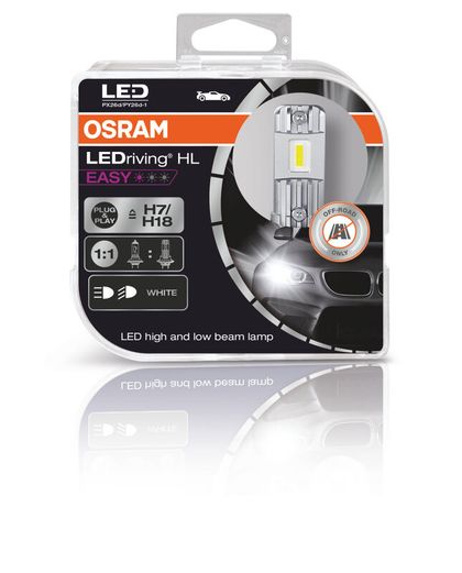 Lampadina Osram LEDriving HL Easy H7/H18 Ref : OSRM00019A / 1121659 