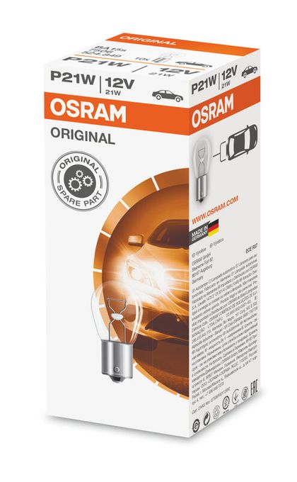 Ampoule Osram Original Line P21W 12V 21W Ref : OSRM00028A / 1122938 