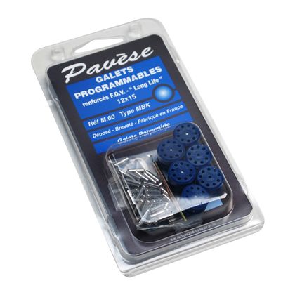 Galets de variateur P2R PROGRAMMABLE 15x12 1,5g à 7g x6
