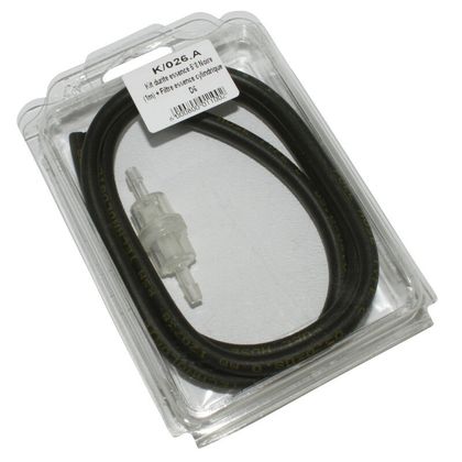 P2R KIT 5x8 CYLINDRISCHE FILTER D6 1M FRANSE PRODUCTIE Benzineslang Universeel