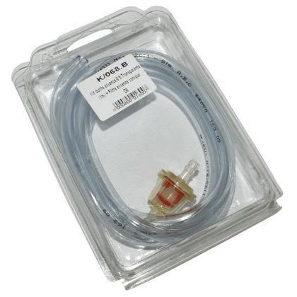 P2R KIT 6x9 TRANSPARANT CONISCHE FILTER D6 1M FRANSE PRODUCTIE Benzineslang Universeel