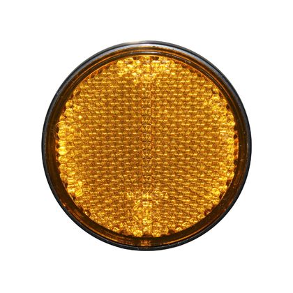 Catadioptre P2R SCOOT A VISSER ORANGE DIAM 60 mm FIXATION M5 Universel Ref : P2R00132A / 126757 