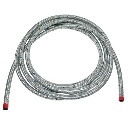 P2R NBR GEWICKELT GALVANISIERT 8x13 BLAUER DRAHT SPEZIAL FÜR HYDROKOHLENSTOFFE ROLLE 5M Benzinschlauch Universell
