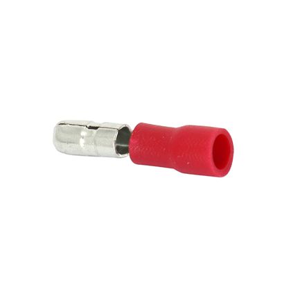 P2R PRE - ISOLIERT MÄNNLICH DIAM 4mm ROT KABELQUERSCHNITT 0,25 bis 1,5 mm Elektroanschluss Universell