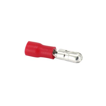 P2R PRE - ISOLIERT MÄNNLICH DIAM 4mm ROT KABELQUERSCHNITT 0,25 bis 1,5 mm Elektroanschluss Universell