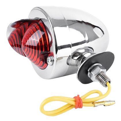 P2R ADDITIONAL GLIDE CHROME DECORATIVE LIGHT RED CAP Rear lights