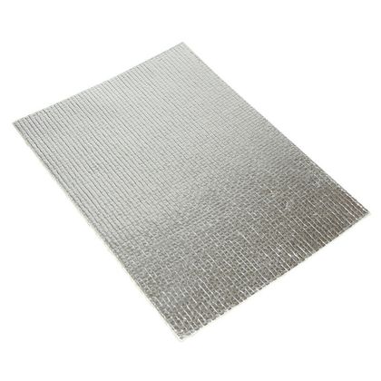 P2R INSULATING PROTECTION IN ALUMINIUM GLASS FABRIC 200x150mm Universal Heat-resistant adhesive plate