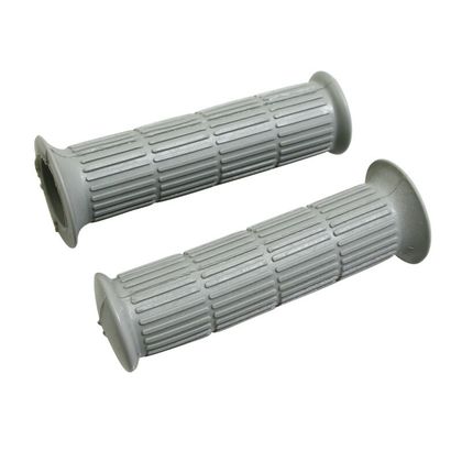 Poignées de guidon P2R VINTAGE GRIS DIAM 22 - 24 mm PAIRE Universel