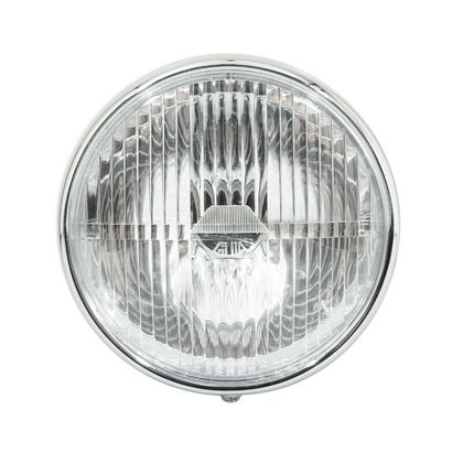 P2R CHROME SURROUND 140mm PROJECTOR SWITCH BA20D UNIVERSAL Universal Headlight