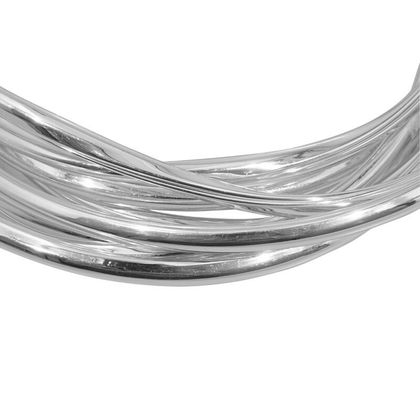 P2R FRAME BEAM RING - PLASTIC RESERVOIR HEIGHT 7.7mm CHROME 5M Universal Fairing trim