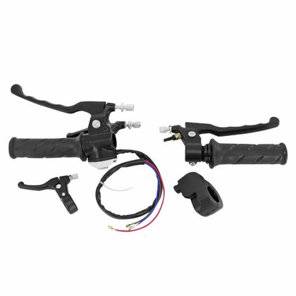 Kit poignée de guidon et levier P2R GAZ - FREIN Ref : P2R01458A / 171914 