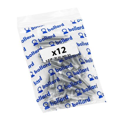 Kit Visserie Moto P2R VIS CHC 6 PANS CREUX M5 x 50 mm CHROME Universel