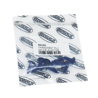 P2R VIS PARKER RONDE KOP 5.0x12 mm ALU BLAUW Kit Visserie Moto Universeel
