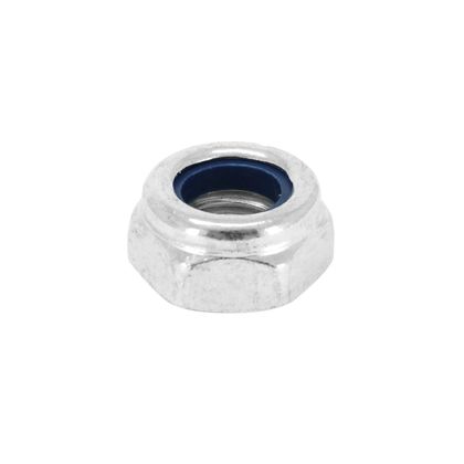 Kit Visserie Moto P2R ECROU 6 PANS NYLSTOP - FREIN M8 ACIER ZINGUE Universel Ref : P2R01581A / 185481 