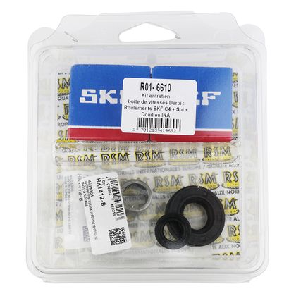 P2R CAGE AIGUILLES 50 SKF 2x6203 C4 2 x HK1412 2 SPI 12x20x5 - 17x35x7 Versnellingsbaklagerkit
