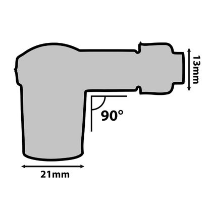 P2R WATERDICHT RUBBER DRAAD DIAM 7 mm 50 cm Antiparasiet Universeel