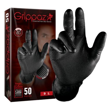 P2R NITRILE FISH SCALES CHEMICAL RESISTANT OILS, GAS T9 L BOX 50 Universal Work gloves Ref : P2R02402A / 169461 