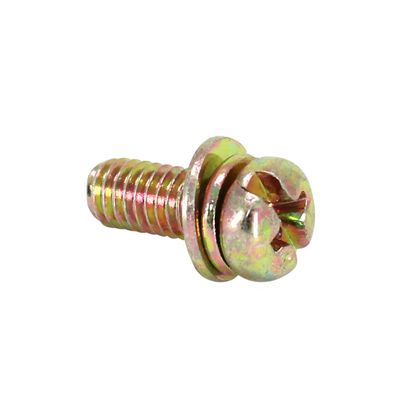 P2R METAAL SCHROEF CYLINDRISCHE KOP M4 x 10 mm BRONS Kit Visserie Moto Universeel
