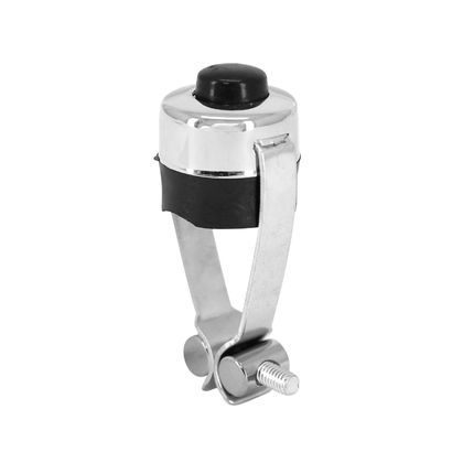 P2R WARNING BUTTON - VINTAGE CHROME STEEL HORN HANDLEBAR D 22 mm Universal Light control Ref : P2R03086A / 169689 