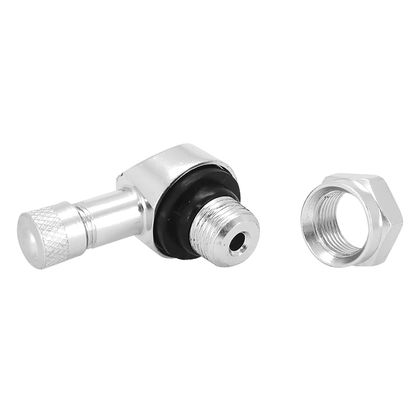 P2R TUBELESS TYRE COUDEE TV25AL ALU SILVER DIAM 11.3 mm Universal Valve