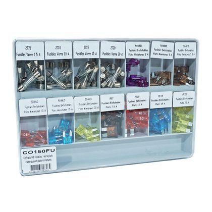 P2R STECKBARE RUNDPLATTE GLAS PANACHE BOX 140 TEILE Sicherung Universell
