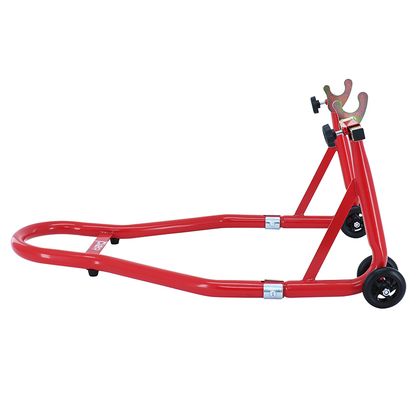 P2R UNIVERSAL REINFORCED RED STEEL REAR STAND LIFT SUPPORT V SPACING 210 TO 350mm LENGTH 780mm - WIDTH 380mm - HEIGHT Universal Stand