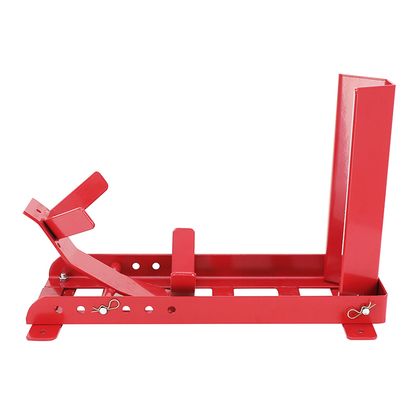 Bloque roue P2R BLOQUE - CALE ETAU ROUE AVANT REGLABLE COMPATIBLE 16 à 21 ACIER ROUGE FIXER Universel
