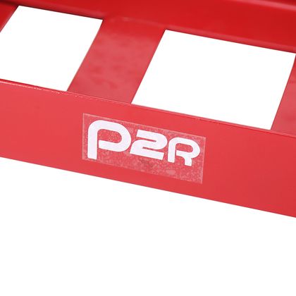 Bloque roue P2R BLOQUE - CALE ETAU ROUE AVANT REGLABLE COMPATIBLE 16 à 21 ACIER ROUGE FIXER Universel