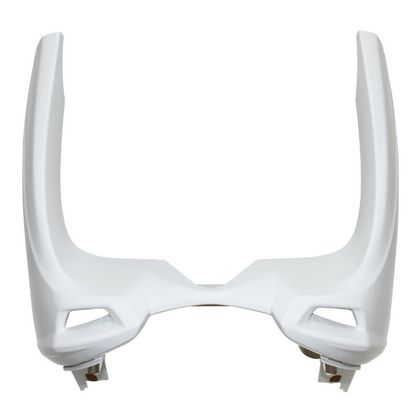 Tablier de carénage avant P2R CARENAGE-TABLIER AV SCOOT ADAPTABLE MBK 50 NITRO 2013+-YAMAHA 50 AEROX 2013+ BLANC BRILLANT (INFERIEUR) -P2R-