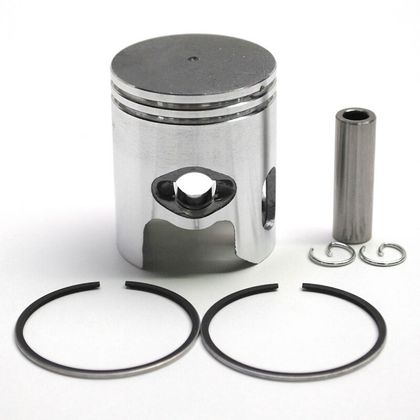 Kit piston P2R PISTON SCOOT ADAPTABLE MBK 50 BOOSTER, STUNT -YAMAHA 50 BWS , SLIDER - 1999+ - (CALOTTE PLATE - DIAM 40) -P2R PISTON GRAPHITE-