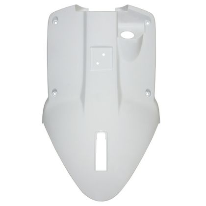 Tablier de carenagem traseiro P2R CARENAGE-TABLIER AR SCOOT ADAPTABLE MBK 50 BOOSTER 2004+-YAMAHA 50 BWS 2004+ BRANCO BRILHANTE (VENDIDO SEM CAPA DE PLACA NÚMERO)
