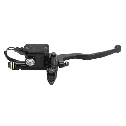 Maître cylindre de frein P2R MAITRE CYLINDRE DE FREIN 50 A BOITE ADAPTABLE DERBI 50 SENDA AVANT DROIT NOIR
