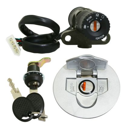 Neiman P2R CONTACTEUR A CLE 50 A BOITE ADAPTABLE RIEJU 50 RS2 MATRIX 2006+-PEUGEOT XR6 (AVEC SERRURE DE SELLE + BOUCHON ESSENCE) -P2R- Ref : P2R03598A / 12575 