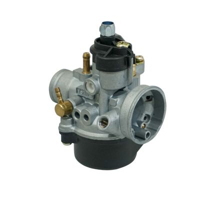 Carburateur P2R CARBURATEUR 50 A BOITE P2R 17,5 TYPE PHVA (SENDA) (MONTAGE SOUPLE, AVEC GRAISSAGE ET DEPRESSION, STARTER A LEVIER) -QUALITE PREM Ref : P2R03607A / 126188 DERBI 50 SENDA 50 SM X-TREM - 2000 - 2013