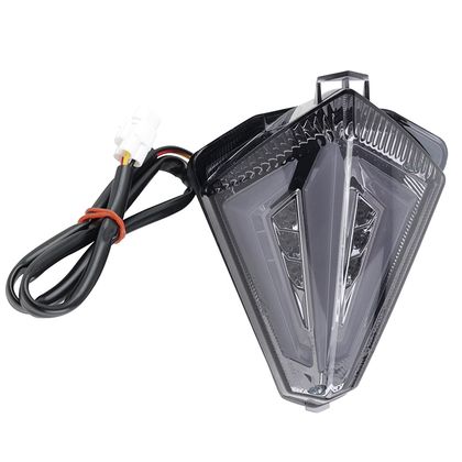 Feux arrière P2R FEU ARRIERE MAXISCOOTER ADAPTABLE YAMAHA 530 TMAX 2012+ A LEDS FUME (HOMOLOGUE CE) -P2R-