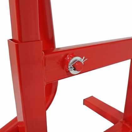 Lève moto P2R PONT CROSS A LEVIER ACIER ROUGE Universel