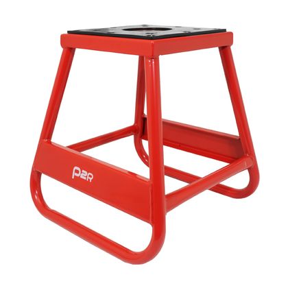 P2R STATIVE - CROSS STAND FIXE HOCKER STAHL ROT Seitenständer Universell