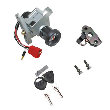 Neiman P2R CONTACTEUR A CLE SCOOT ADAPTABLE MBK 50 OVETTO 2003+2007-YAMAHA 50 NEOS 2003+2007 (5 FILS) (AVEC SERRURE DE SELLE) -QUALITE PREM Ref : P2R03788A / 14133 