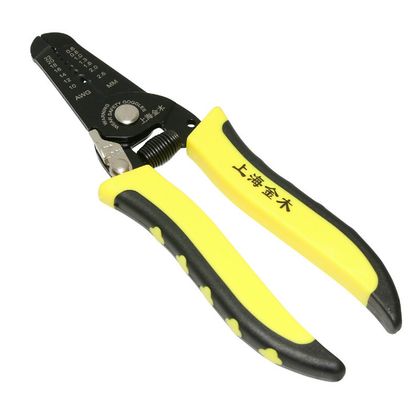 Pince à denuder P2R PINCE A DENUDER-COUPER FILS ELECTRIQUES P2R 153 mm NOIR JAUNE -P2R- Universel Ref : P2R03859A / 143874 