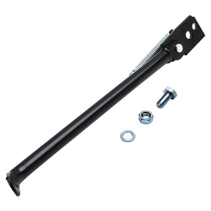 P2R BEQUILLE 50 A BOITE LATERALE ADAPTABLE DERBI 50 SENDA DRD, RACING R SCHWARZ (360mm) -P2R- Seitenständer