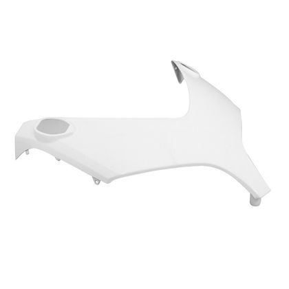 Tablier de carénage avant P2R CARENAGE-DESSUS TABLIER AV MAXISCOOTER ADAPTABLE YAMAHA 500 TMAX 2001+2007 BLANC BRILLANT (PARTIE SUPERIEURE) -STYLE ORIGINE- -P