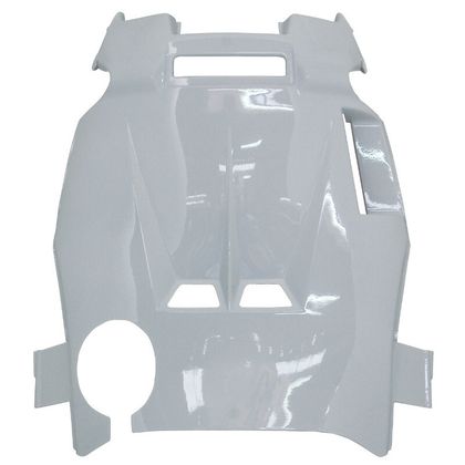 P2R WHEEL ARCH FAIRING ADAPTABLE MBK 50 NITRO 1997+2012-YAMAHA 50 AEROX 1997+2012 GLOSS WHITE (RACING DESIGN) -P2R- Wheel arch