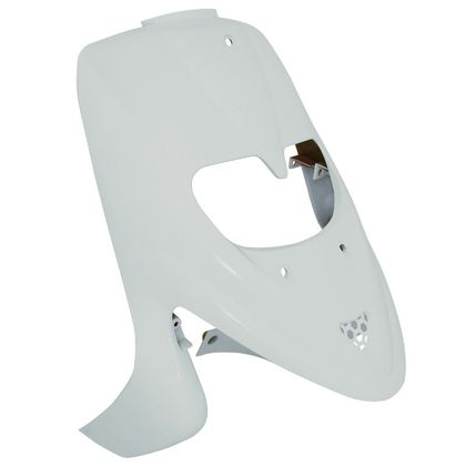 Tablier de carénage avant P2R CARENAGE-TABLIER AV SCOOT ADAPTABLE GILERA 50 STALKER BLANC BRILLANT -P2R-