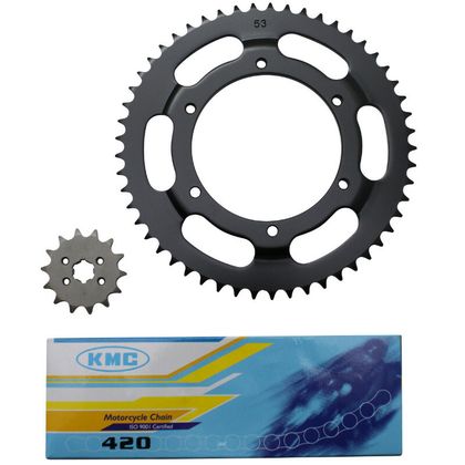 Kit chaine P2R 14x53 ALESAGE 108mm DEPORT DEMULTIPLICATION ORIGINE